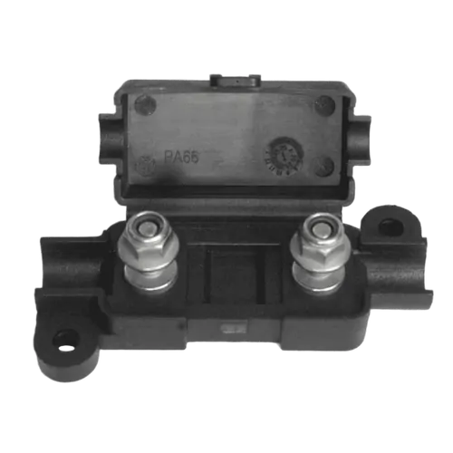 Midi Fuse Holder Black Base and Cover 30-125A