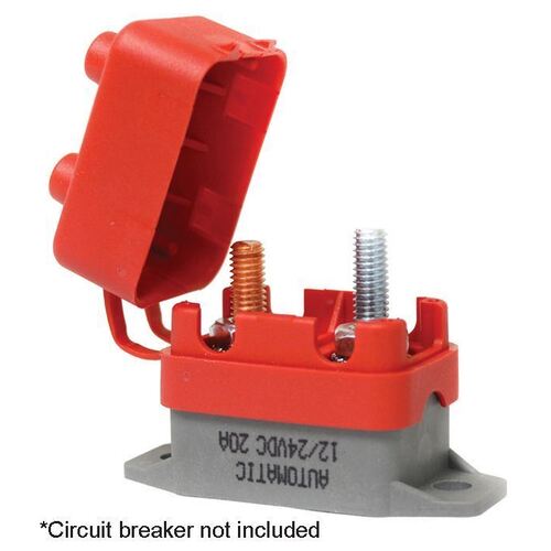 Red Circuit Breaker Insulator [5Pcs] Heavy Duty