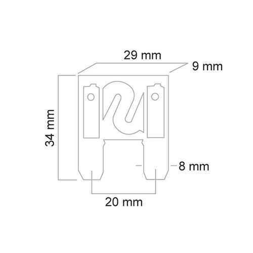 100 Amp Maxi Blade Fuse 10Pk