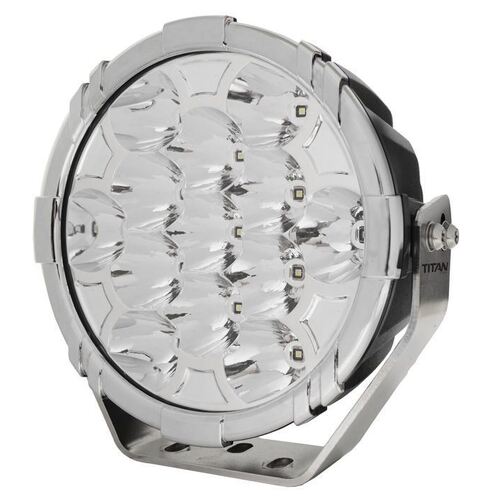 9" Titan Led Driving Light 130W - Long Range Chrome
