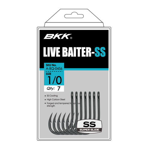 BKK Live Baiter SS Hooks - 5/0 - 5 Per Pack