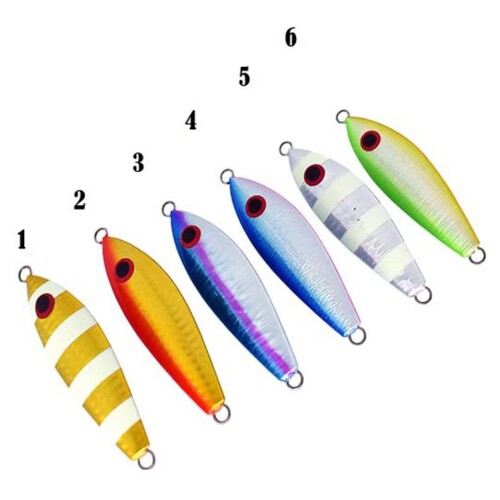 Slow Pitch Jig 80grm Gold/White - Big Belly (1)