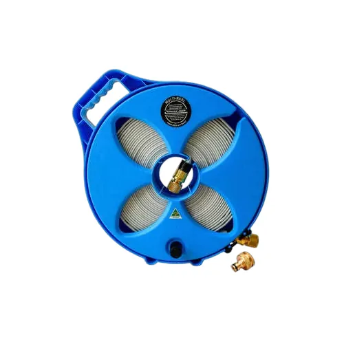 Flat Out Drinking Water Hose On Narrow Multi-Reel Electric Blue 15m
