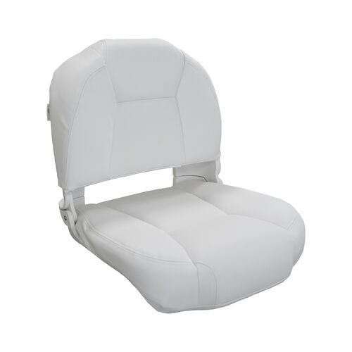 Oceansouth Skipper Deluxe Folding Seat - White