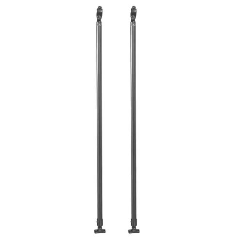  Bimini Top Support Poles (Stainless Steel) Fixed Bases and Open Knuckles