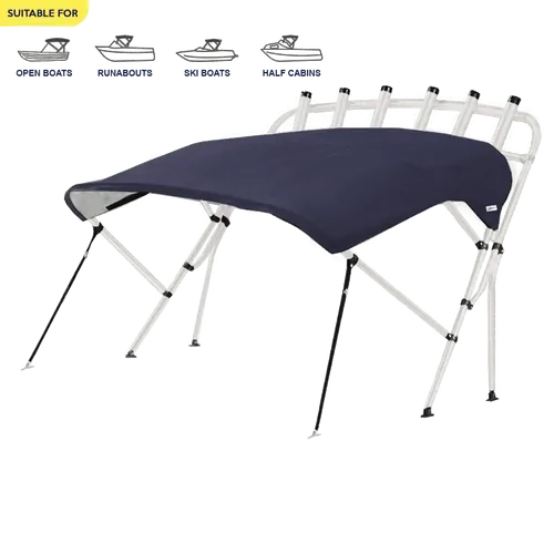 Oceansouth 3 Bow Whitewater Pro Bimini 1.5 - 1.7M Blue + Rocket Launcher