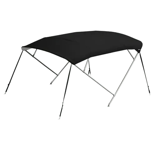 Oceansouth 4 Bow Bimini Stainless Steel 1.9 - 2.1m Black
