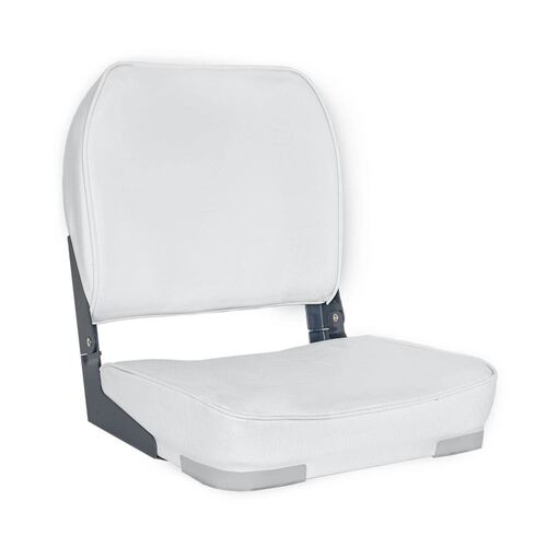 Deluxe Fold Down Seat Upholstered White