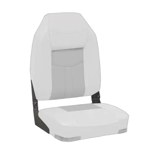 High Back Deluxe Seat White / Grey
