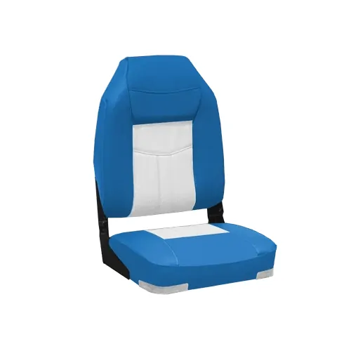 High Back Deluxe Seat Blue / White