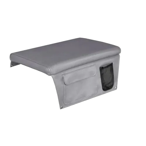 Oceansouth Boat Bench Cushions & Side Pockets 600mm x 300mm Grey