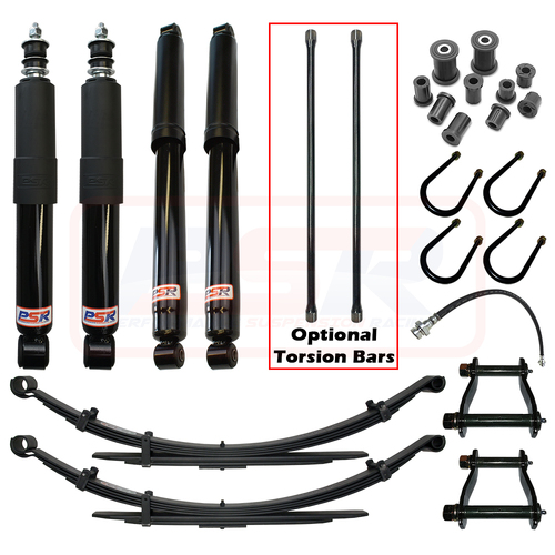 PSR TTG Shock Absorber Mazda BT-50 / Ford PK Ranger PSR TTG 2" Lift Kit LONG TRAVEL Heavy Duty Rear (With Torsion Bars)