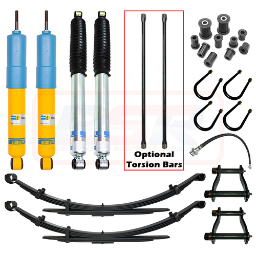 Performance Suspension Racing Mazda BT-50 / Ford PK Ranger Bilstein 2" Lift Kit LONG TRAVEL Heavy Duty Rear (With Torsion Bars)