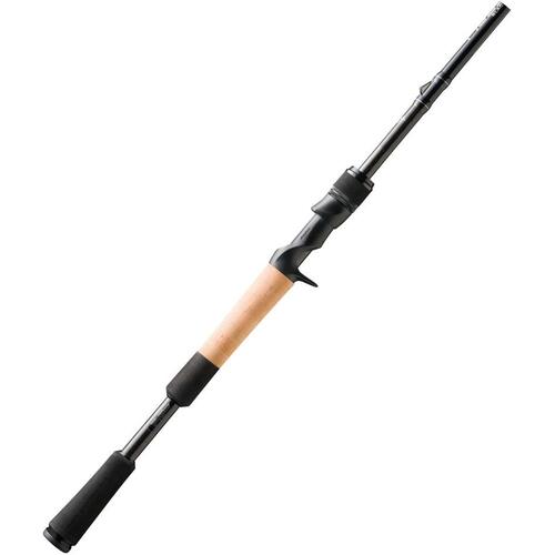 13 Fishing Muse Black - 6'8" L 4-10lb Baitcaster Rod - 2pc