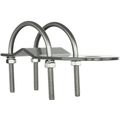 3Mm Bullbar Bracket With "U" Bolts - Stainless Steel