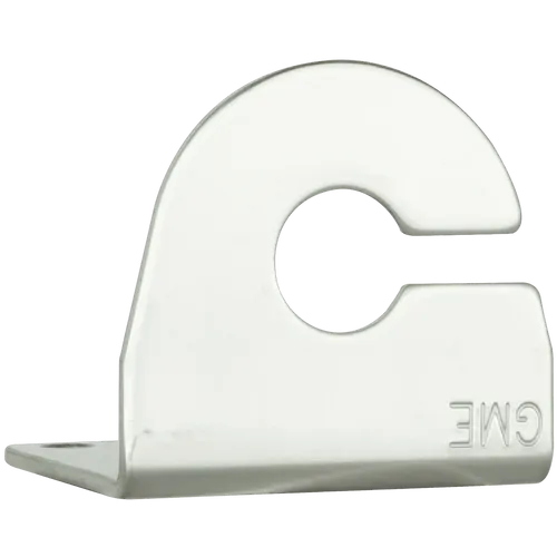 2.5Mm "L" Bracket With Cable Slot - Stainless Steel