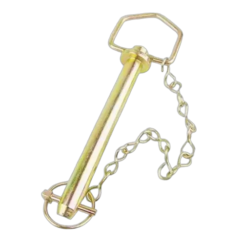 Clevis Hitch Pin H.T. 25.4mm X 160mm With Chain & Clip