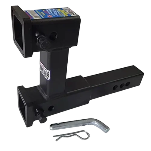 Dual Hitch Receiver Extension - Solid Shank 3500Kg