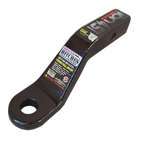 MISTER HITCHES 4.5T ION FORGED BALL MOUNT 4" DROP OR 3" RISE