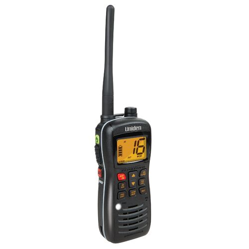 Uniden MHS127 Submersible 5W VHF Marine Handheld Radio that Floats