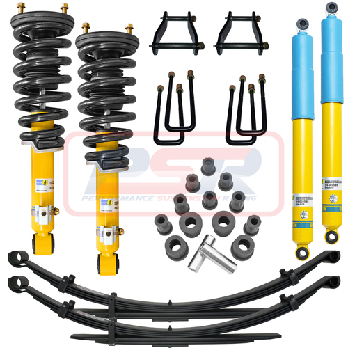 Performance Suspension Racing Mitsubishi Triton ML - MN Bilstein 2" Lift Kit Heavy Duty Front and Standard Duty Rear
