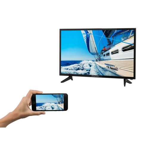 Majestic 22" FHD LED TV Smart, DVD, Wifi Mirroring, ARC, USB, PVR, Bluetooth, Optical