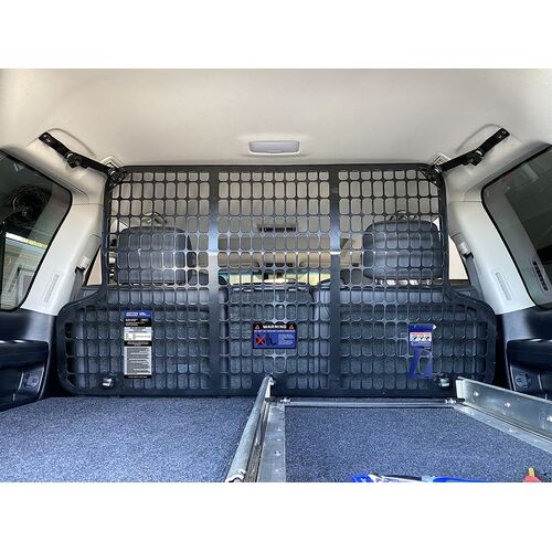 Cargo Barrier To Suit Nissan Patrol Y62 2018-Current (Rear Curtain Air Bag)