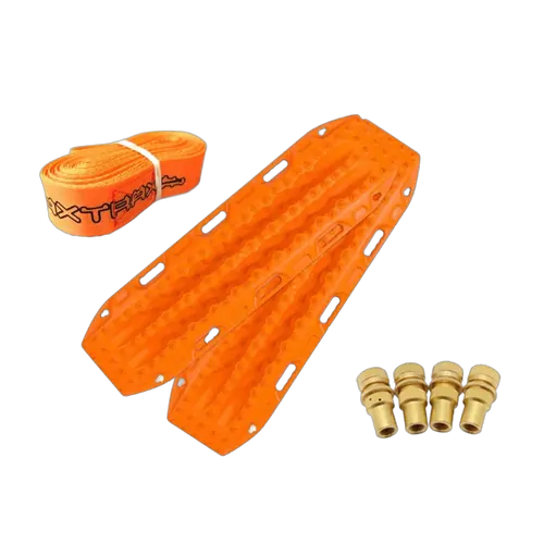MAXTRAX MKII Orange Recovery Tracks With Brass Tyre Deflators