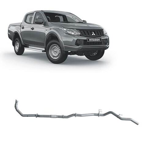 Redback Exhaust For Mitsubishi Triton MQ/MR 2015 Onwards 4N15 2.4 Litre Pipe Only