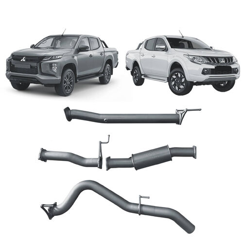 Redback Extreme Duty Exhaust for Mitsubishi Triton MQ/MR (05/2015 - on)