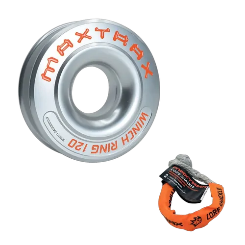 MAXTRAX Winch Ring 120 plus BONUS Core Shackle