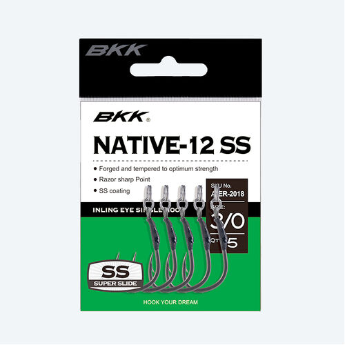 BKK Native-12 SS Hooks - #1 - 5 Per Pack