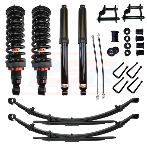 PSR TTG Shock Absorber Nissan Navara D40 PSR TTG 2" Lift Kit LONG TRAVEL REAR Standard Duty Front and Rear