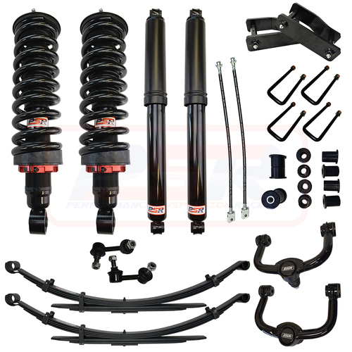 PSR TTG Shock Absorber Nissan Navara D40 PSR TTG 4" Lift Kit Heavy Duty Front and Standard Duty Rear