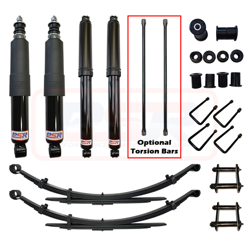 PSR TTG Shock Absorber Nissan Navara D22 PSR TTG 2" Lift Kit Heavy Duty Rear (with Torsion Bars)