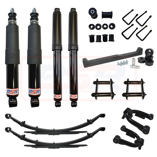 PSR TTG Shock Absorber Nissan Navara D22 PSR TTG 3" Lift Kit (2" Rear) Standard Duty Rear (No Torsion Bars)