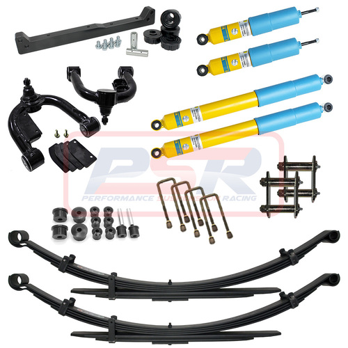 Performance Suspension Racing Nissan Navara D22 Bilstein 3" Lift Kit (2" Rear) Standard Duty Rear (No Torsion Bars)