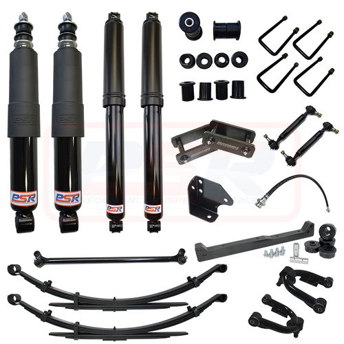 PSR TTG Shock Absorber Nissan Navara D22 PSR TTG 3" Lift Kit DELUXE Standard Duty Rear (No Torsion Bars)