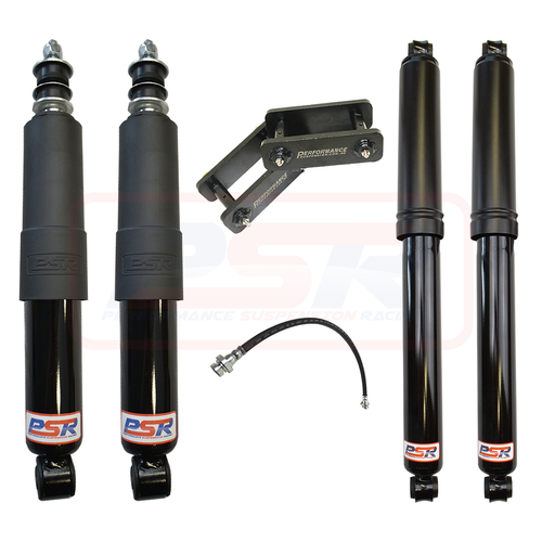 PSR TTG Shock Absorber Nissan Navara D22 PSR TTG 2" Lift Kit LONG TRAVEL (No Torsion Bars)