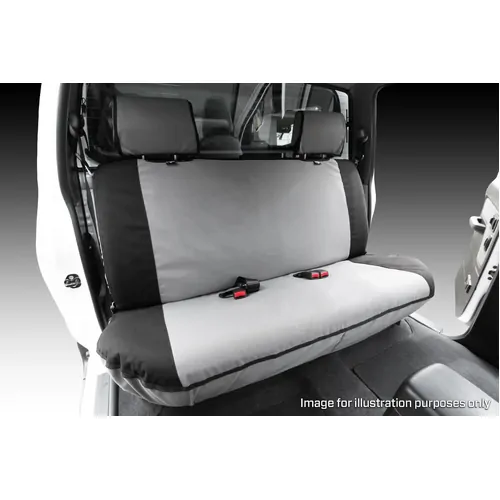 Msa Rear Bench - Msa Premium Canvas Seat Covers To Suit Nissan Navara D23 (Np300) Dx / Rx / St / Stx Series 3 - 03/15 To 12/17