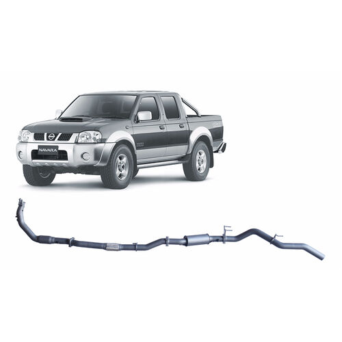 Redback Exhaust For Nissan Navara D22 2001 2014 YD25Ti 2.5 Litre