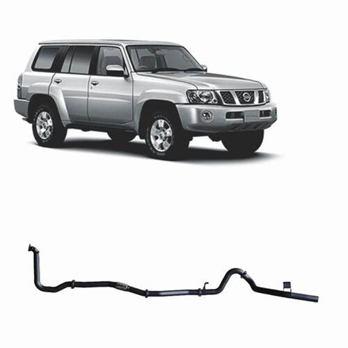 Redback Exhaust For Nissan Y61 GU Patrol 1998 - 2016 TD42-T 4.2 Litre Pipe Only 