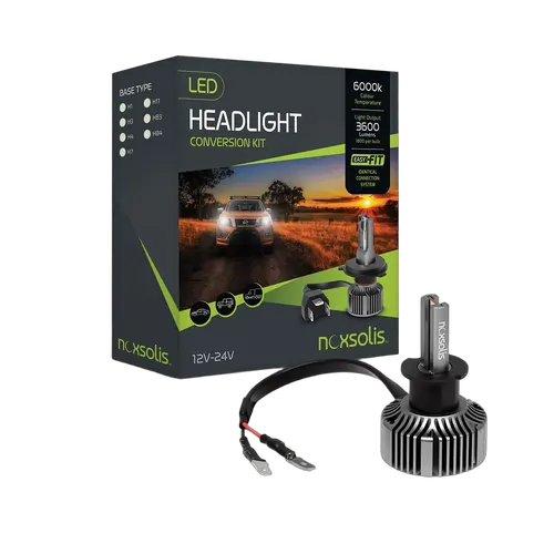 Noxsolis LED H3 Headlight Kit 12-24V 6000K