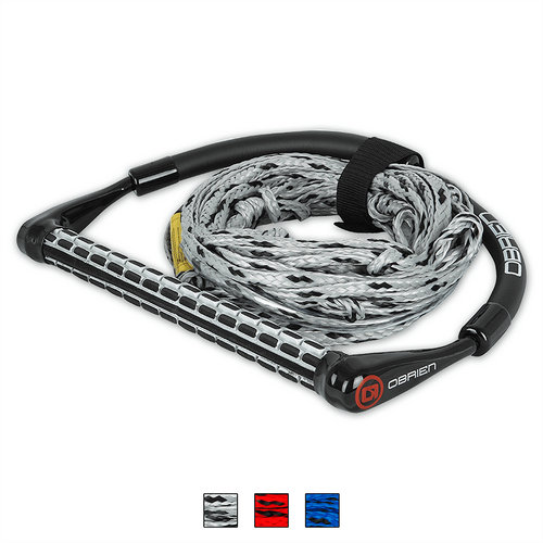 O'Brien 4 Section Poly-E Wakeboard Rope & Handle Combo - Black