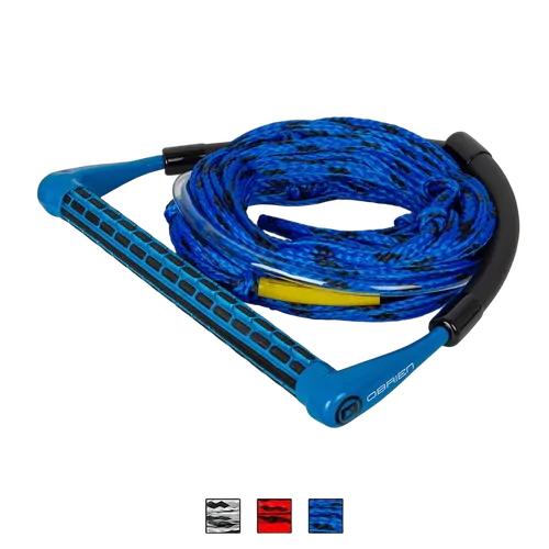 O'Brien 4 Section Poly-E Wakeboard Rope & Handle Combo - Blue
