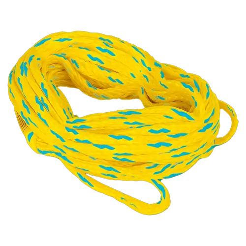 O'Brien 2 Person Floating Tube Rope Yellow/Aqua