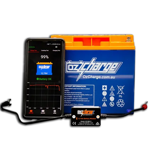 Ozcharge Bluetooth 12V Battery Monitor