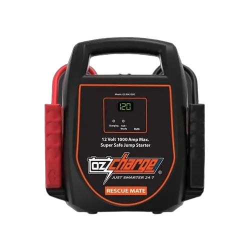 OzCharge Rescue Mate Battery-less Jump Starter - 12V 1000A - Suit Petrol Engines up to 10 .0 Litres & Diesel 5.0L
