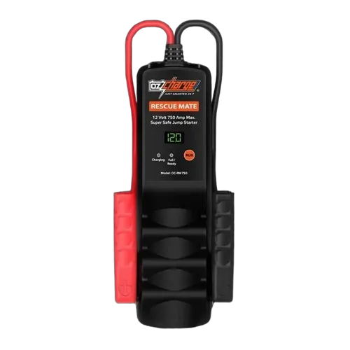 OzCharge Rescue Mate Battery-less Jump Starter - 12V 750A - Suit Petrol Engines only up to 8 .0 Litres