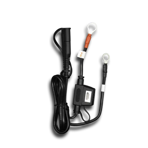 Ozcharge Ring Terminal Harness Suits 900Ma, 1A, 1.5A, 2A (18Awg) - 600Mm